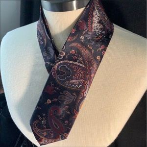 Vintage “The Men’s store”  black paisley tie